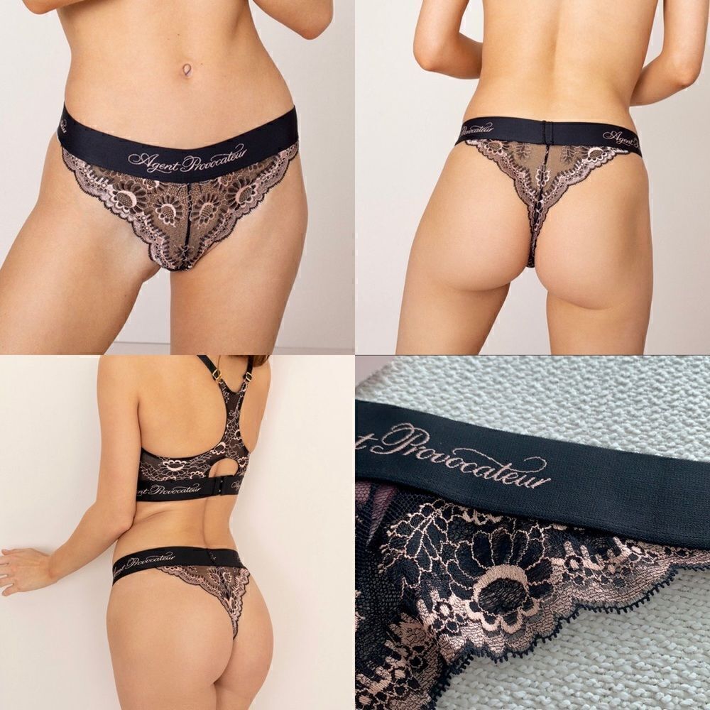 🖤Agent Provocateur Logo Band Aston Thong Small / AP 2